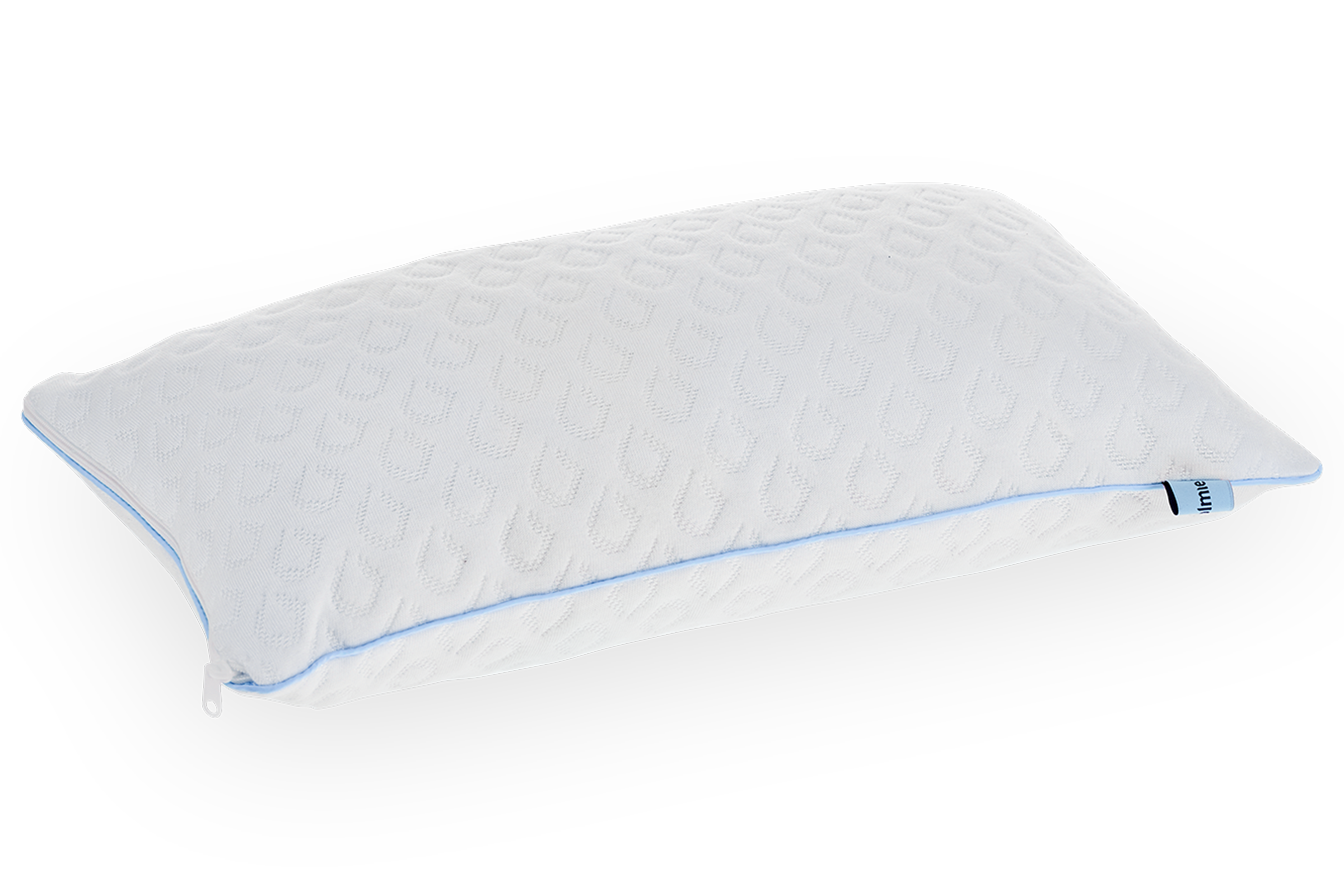 Benessere, comfort e sicurezza: il cuscino anti soffocamento con dettaglio blu, personalizzabile e igienizzabile per bambini da 0 a 3 anni